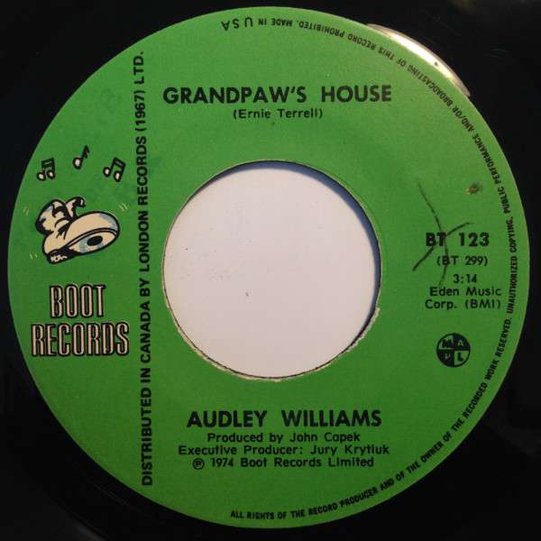 Audley Williams - Grandpaw's House | ArtistInfo