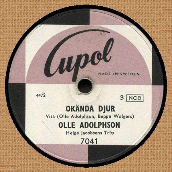 Olle Adolphson Okanda Djur Artistinfo