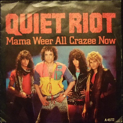 Mama we. Виниловая пластинка quiet Riot-condition critical (1984).