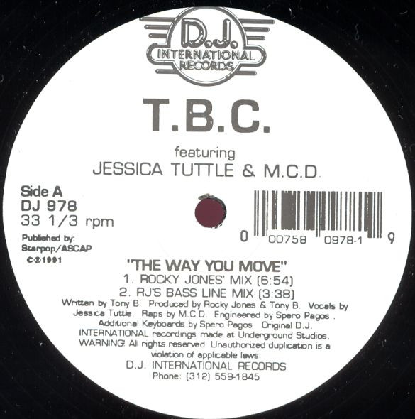 T.B.C. Featuring Jessica Tuttle & MC D - The Way You Move | ArtistInfo