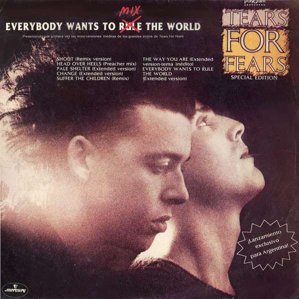 Tears for Fears - Everybody Wants To Rule The World [Pop Rock] 1985 :  r/Music