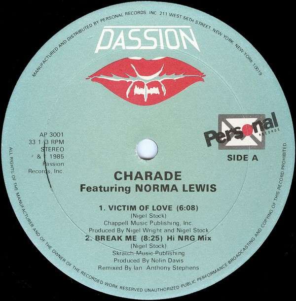 Love 1985. Norma Lewis Singer. Norma Lewis - 2008 - back from Saugatuck.