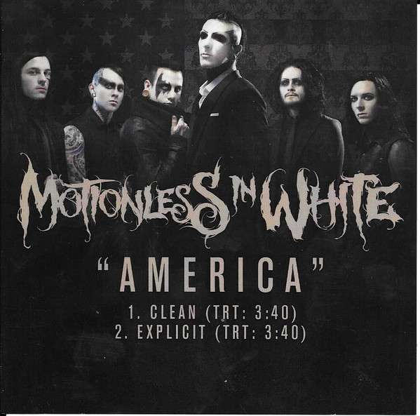 Motionless in white somebody told. Motionless in White America. Motionless in White America обложка. Motionless in White новый альбом 2022. Motionless in White in famous альбом.